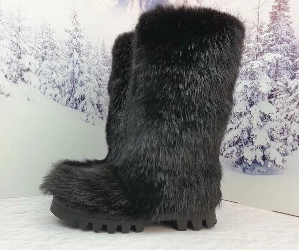 Beaver fur boots