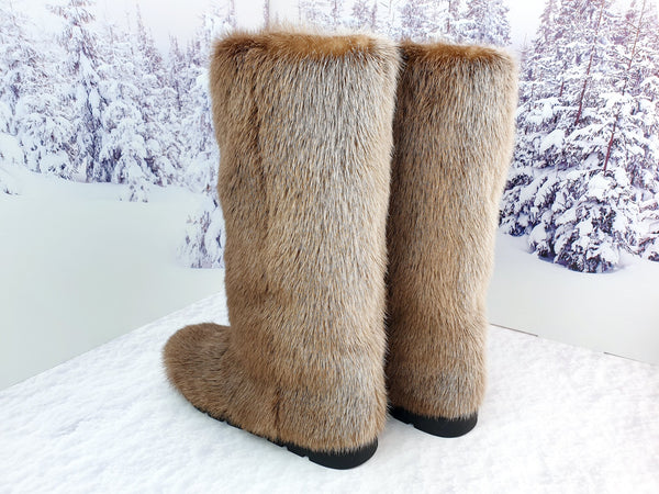 Otter fur boots