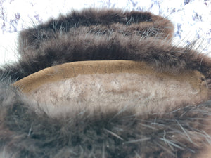 Beaver fur boots
