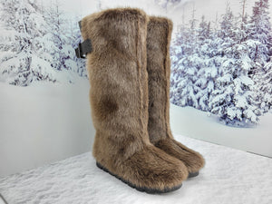 Otter fur boots
