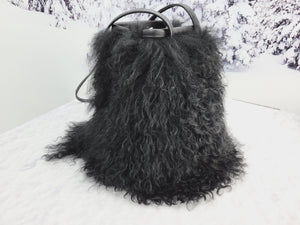 Lama fur bag
