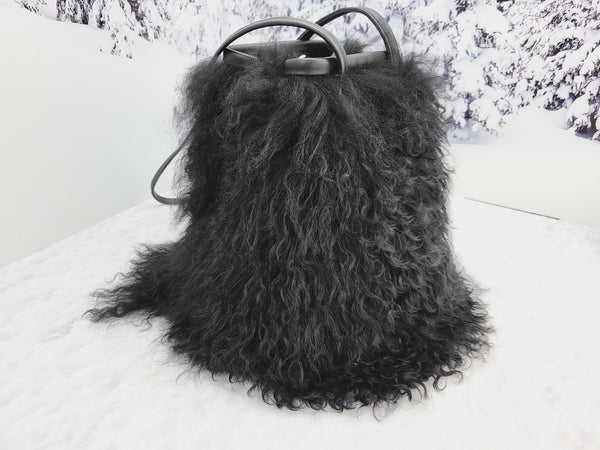 Lama fur bag