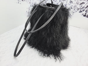Lama fur bag
