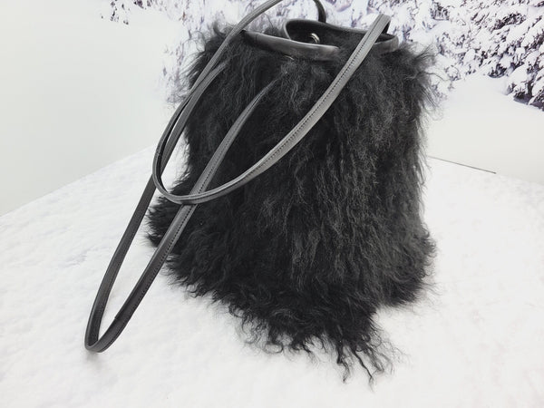 Lama fur bag