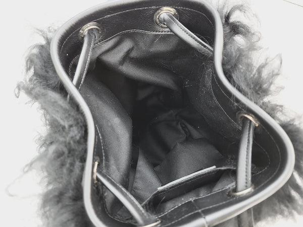 Lama fur bag