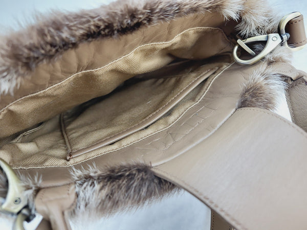 Otter fur purse