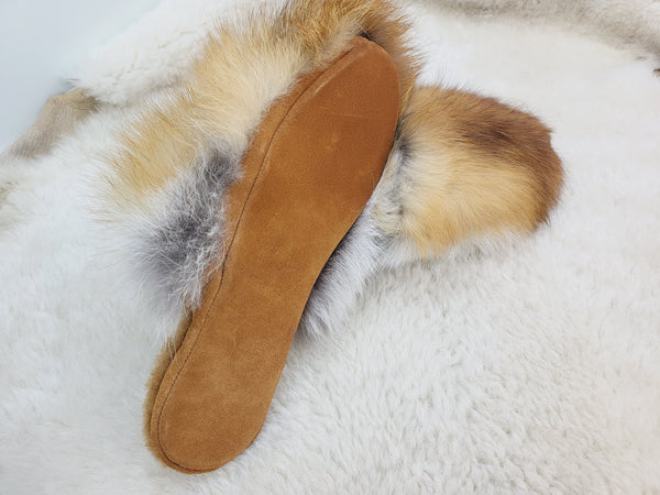 Red fox house slippers