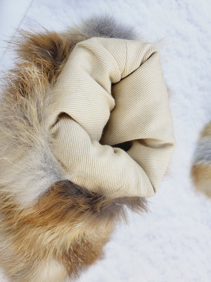 Red fox home patchwork booties