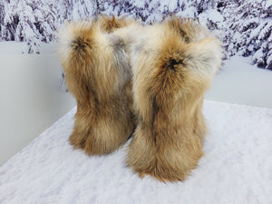 Red fox home booties