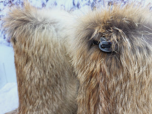 Red fox home booties