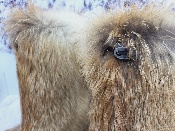 Red fox home booties