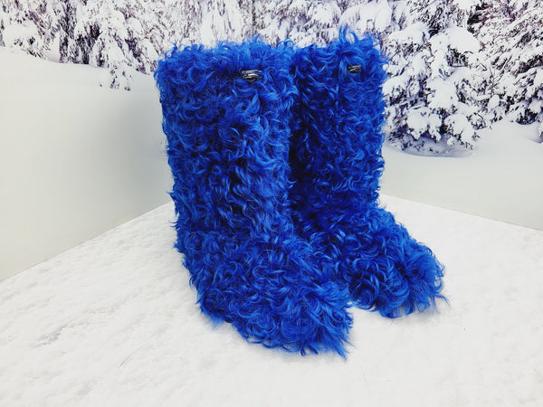 Curly home booties