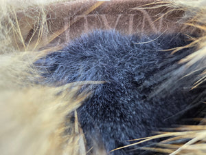 Raccoon fur boots