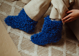 Curly home booties