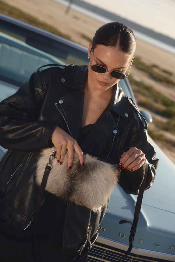 Furry purse