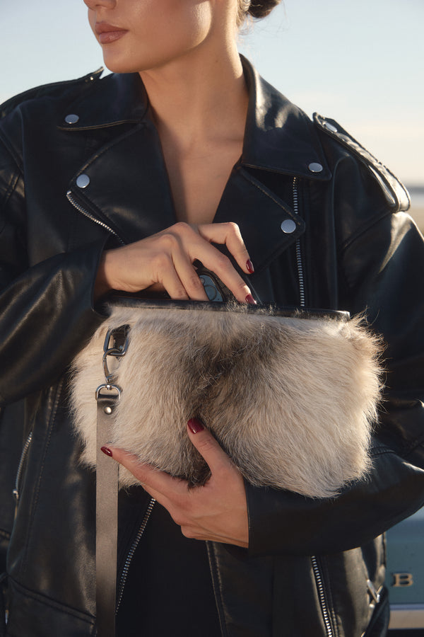 Furry purse