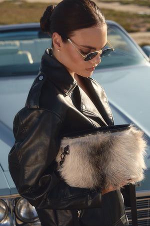 Furry purse