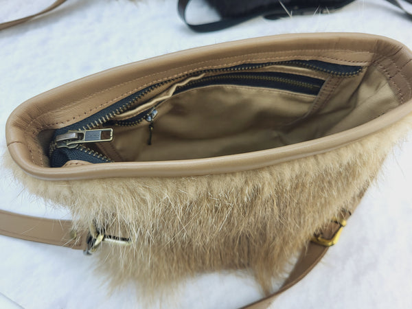 Nutria fur purse