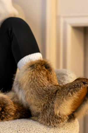 Red fox home booties