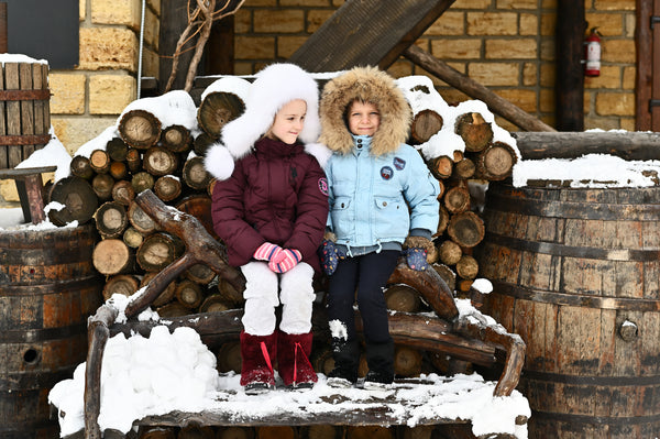 Girls sheepskin boots