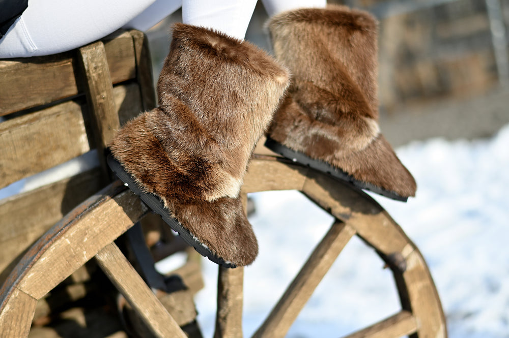 Otter fur boots