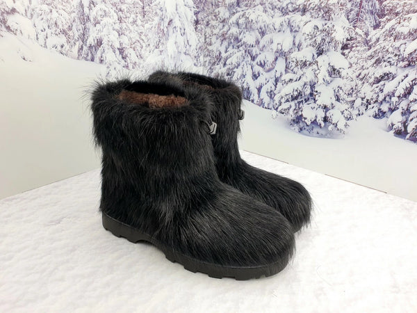 Waterproof short nutria boots