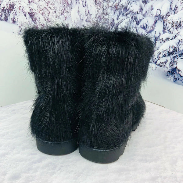 Waterproof short nutria boots