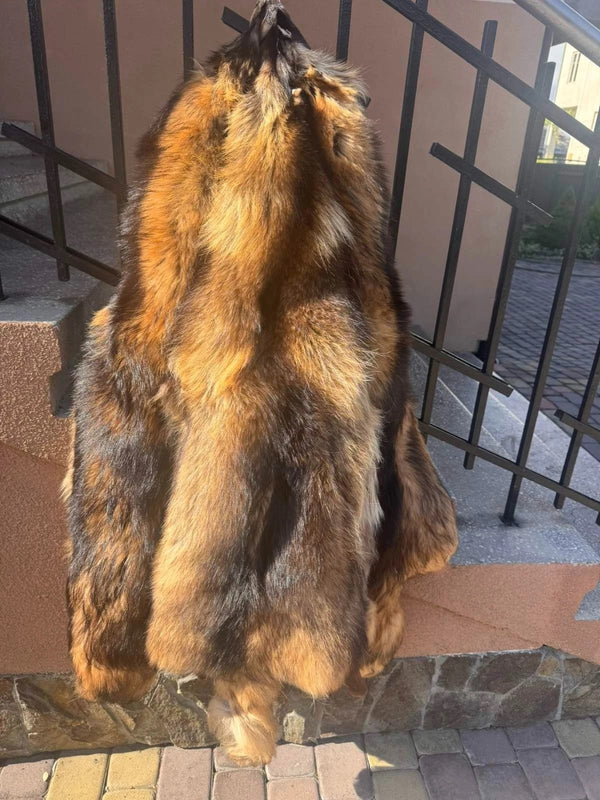 Raccoon fur boots