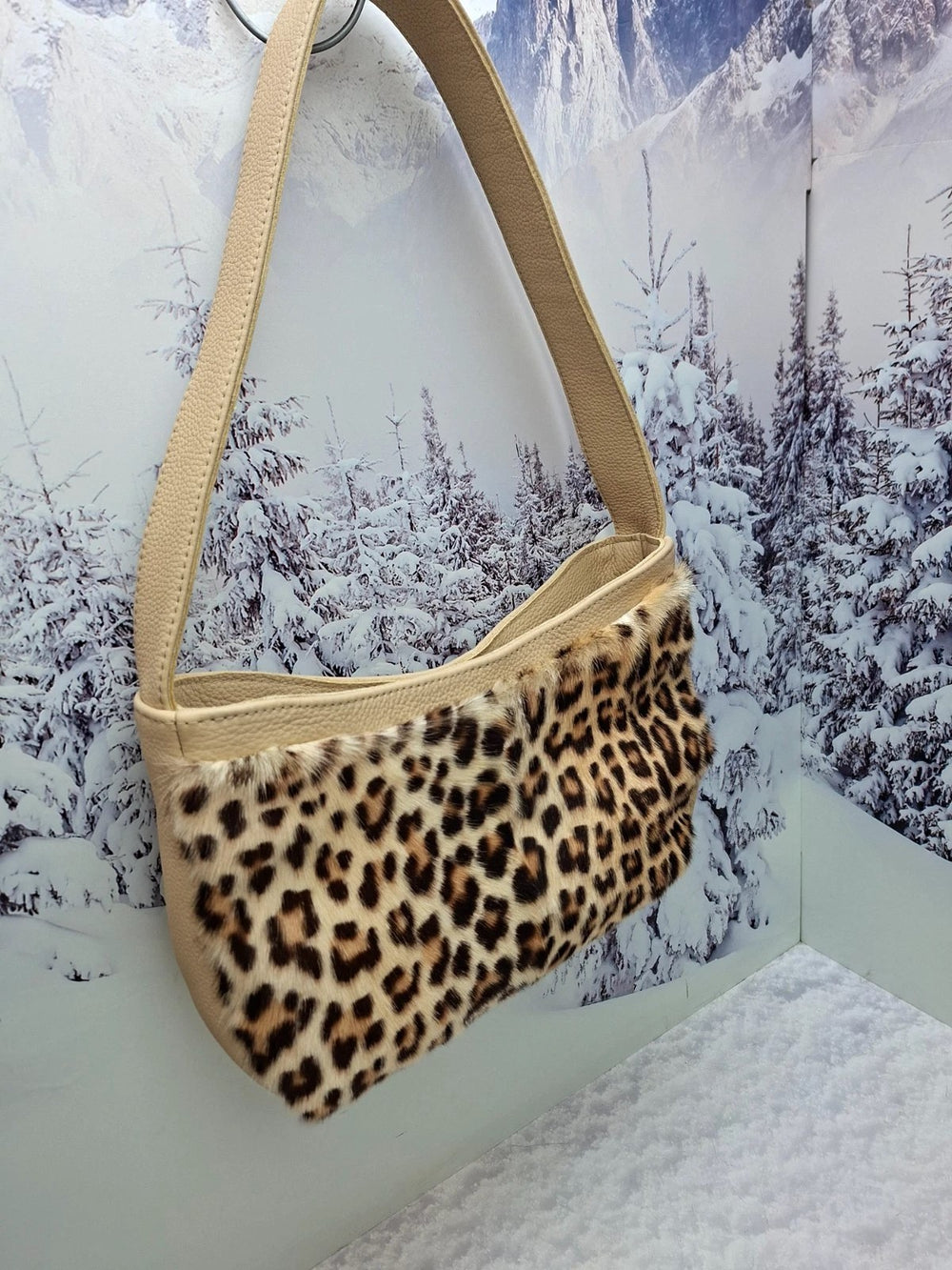 Leopard print bag
