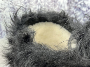 Black toscana fur boots